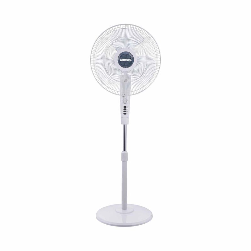 CORNELL 16 In Stand Fan -white CFNS40TRC-image 1
