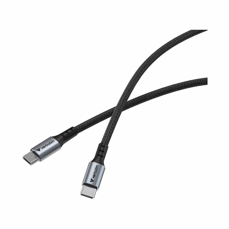 VERBATIM Sync & Charge Usb C To Usb C 60w 120 Cm VM31845-image 3
