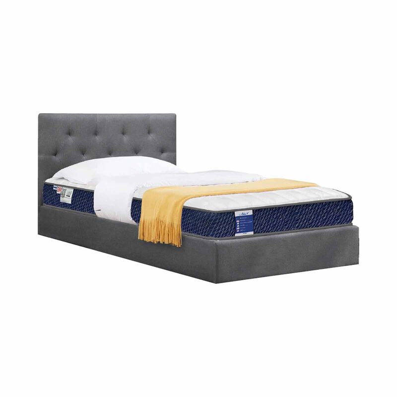 DUNLOPILLO Divan Box, Headboard With 2 Button Design DIVAN BOX WITHOUT PULLOUT BED-image 2
