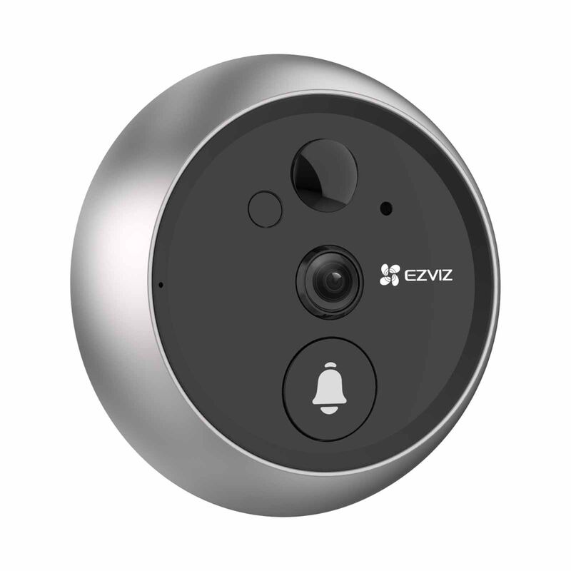 EZVIZ Deadbolt Smart Lock + Peephole Doorbell Bundle DL04 PRO + DP2 2K-image 2