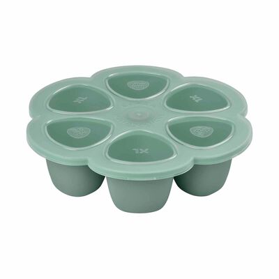 BEABA Silicone Freezer Tray 6 X 150ml - Sage Green (online) MULTIPORTIONS