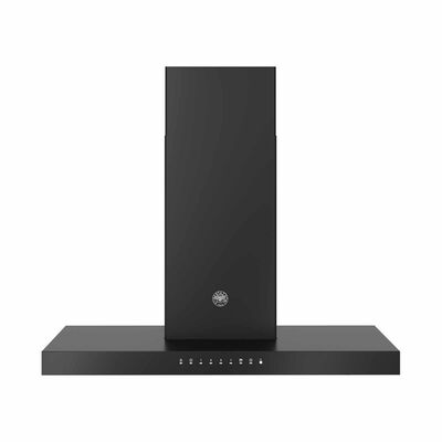 BERTAZZONI 90cm Wall Mount Hood Nero Matt KT90P1ANET