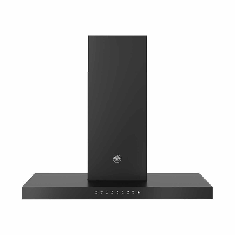 BERTAZZONI 90cm Wall Mount Hood Nero Matt KT90P1ANET-image 1