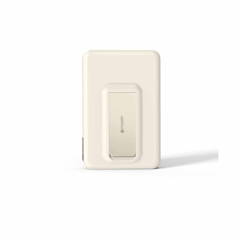 MAZER Magnetic 15w 10,000mah/pd30w With Istand Power Bank-cream M-MAGAIR20-CM-image 8