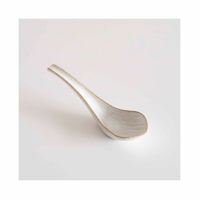 MAELSTROM Organic Shaped Rustic White Spoons-image 5