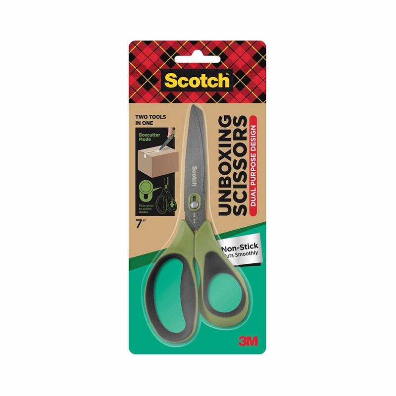 3M SCOTCH Scotch Non-stick Unboxing Scissors 7inch, 1487ns 1487NS-image 1