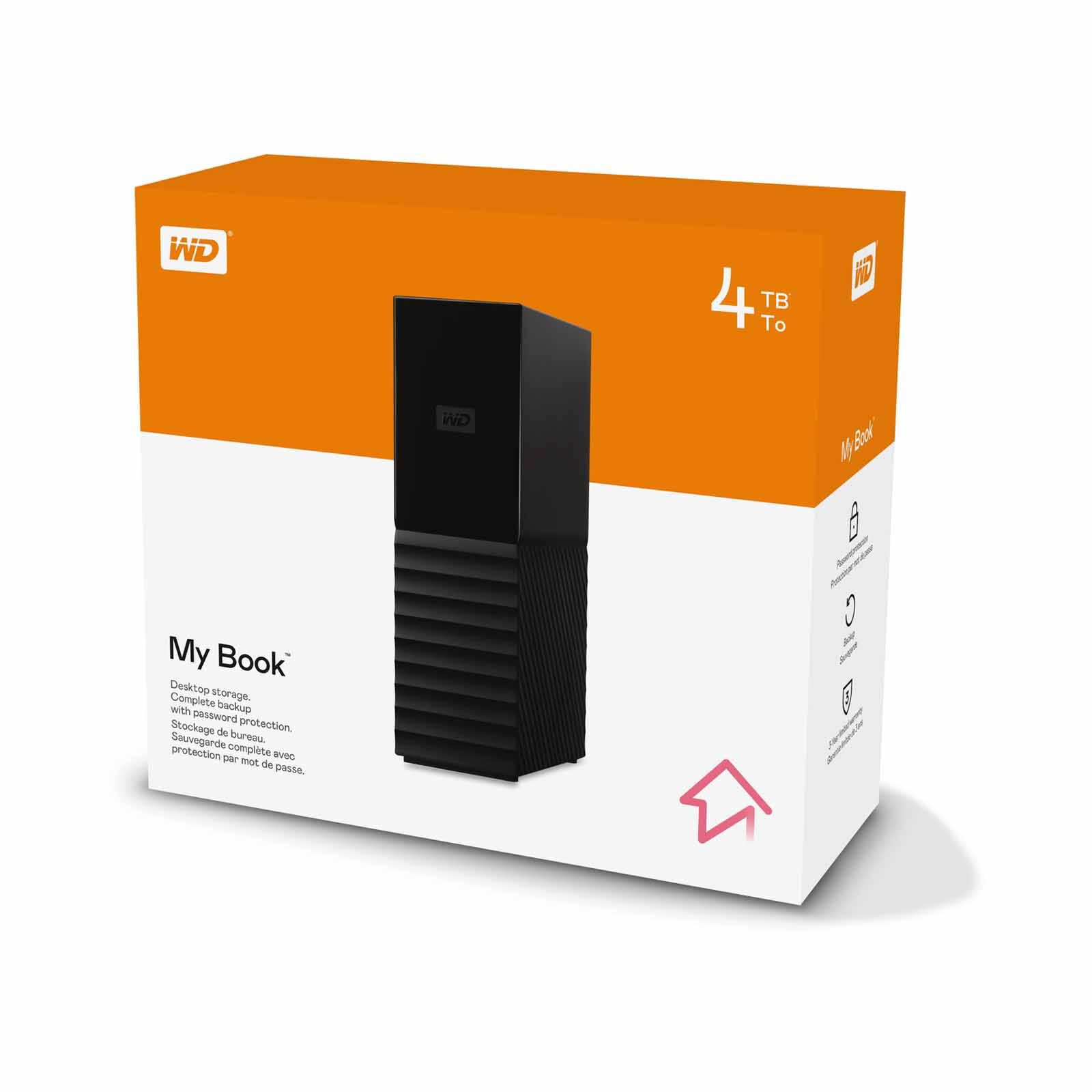 Shop WESTERN DI My Book Desktop 4tb Harddisk WDBBGB0040HBK-SESN in