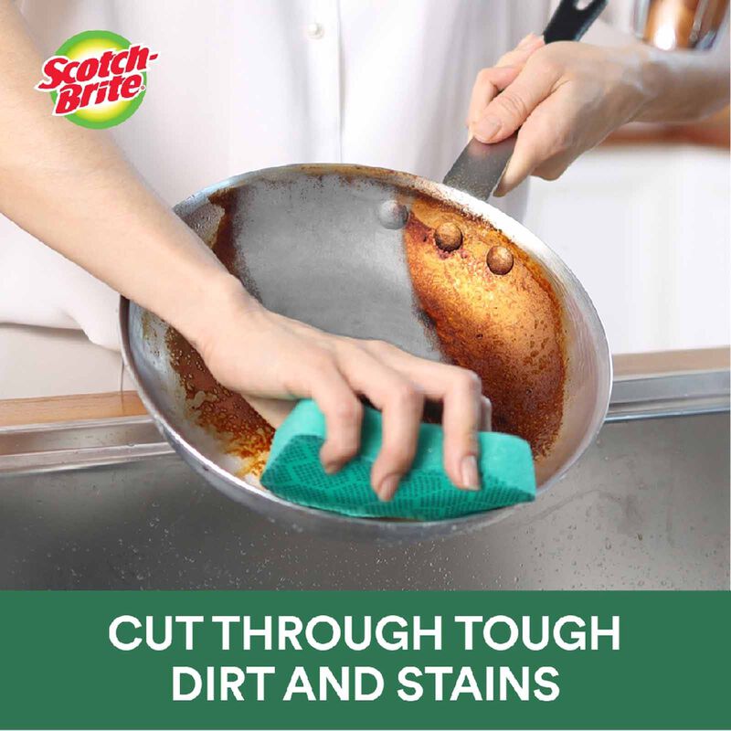 3M SCOTCHB Scotch-brite Scrub Dots Non-scratch Sponge Sdhd-2 En SDNS-2 EN-image 7