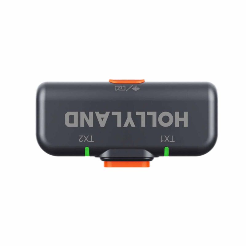 HOLLYLAND Wireless Lavalier Microphone Receiver With Lighting Plug (space Gray) LARK M2S LIGHTING RECEIVER-image 2