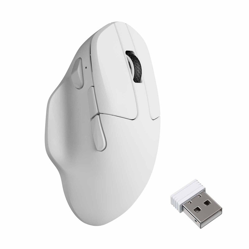 KEYCHRON M7 8k Bt 5.3/2.4 Ghz/wireless Mouse - White KYCN-M7-A24-image 5