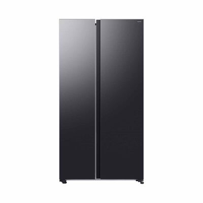 SAMSUNG Side By Side Fridge (655l) - Black Doi RS70F65Q3FSS