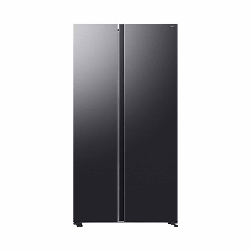 SAMSUNG Side By Side Fridge (655l) - Black Doi RS70F65Q3FSS-image 1