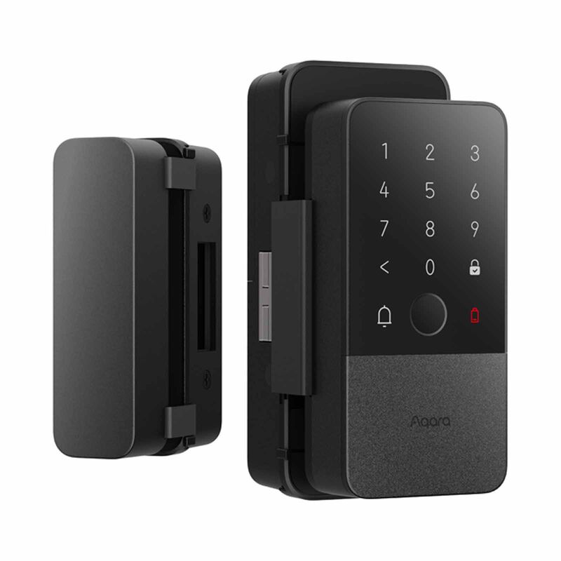AQARA U500 Smart Glass Lock + Installation (for Glass Door) - Black U500 SMART GLASS LOCK + INSTALLATION (GLASS DOOR)-image 3
