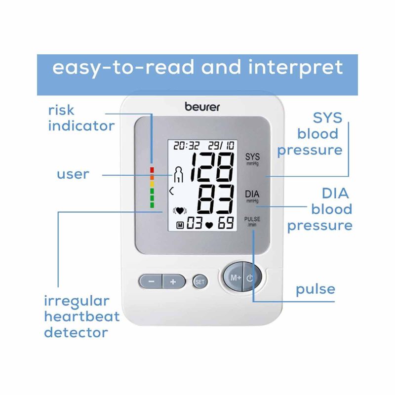 BEURER Upper Arm Blood Pressure Monitor BM 26-image 2