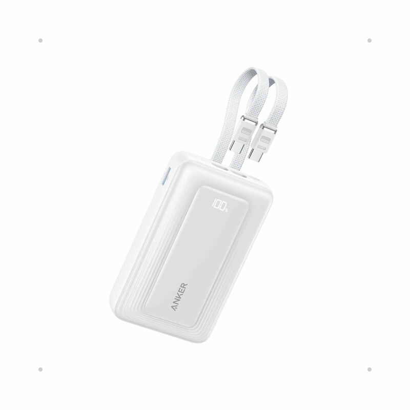 ANKER Zolo Powerbank 20000mah 45w Fast Charging Built-in Dual Usb C Cable - Wh A110MH22-image 2