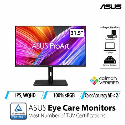 ASUS 31.5in Proart Qhd 75hz Monitor PA328QV