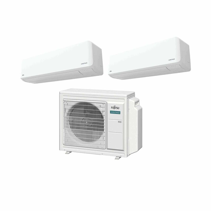 FUJITSU Fujitsu Airstage 24k Condenser System 2 (12000btu X 2) AOAH24CBTA3 + ASAH12CMCA X 2-image 1
