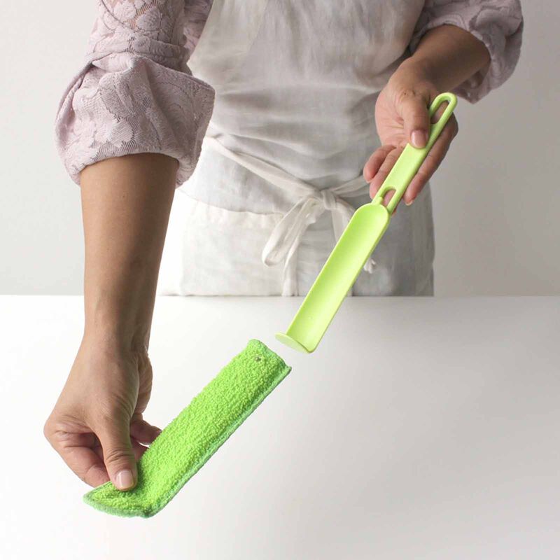 MARNA Bottle Sponge W/10" Handle (46x253x40mm) - Green K472-G-image 4