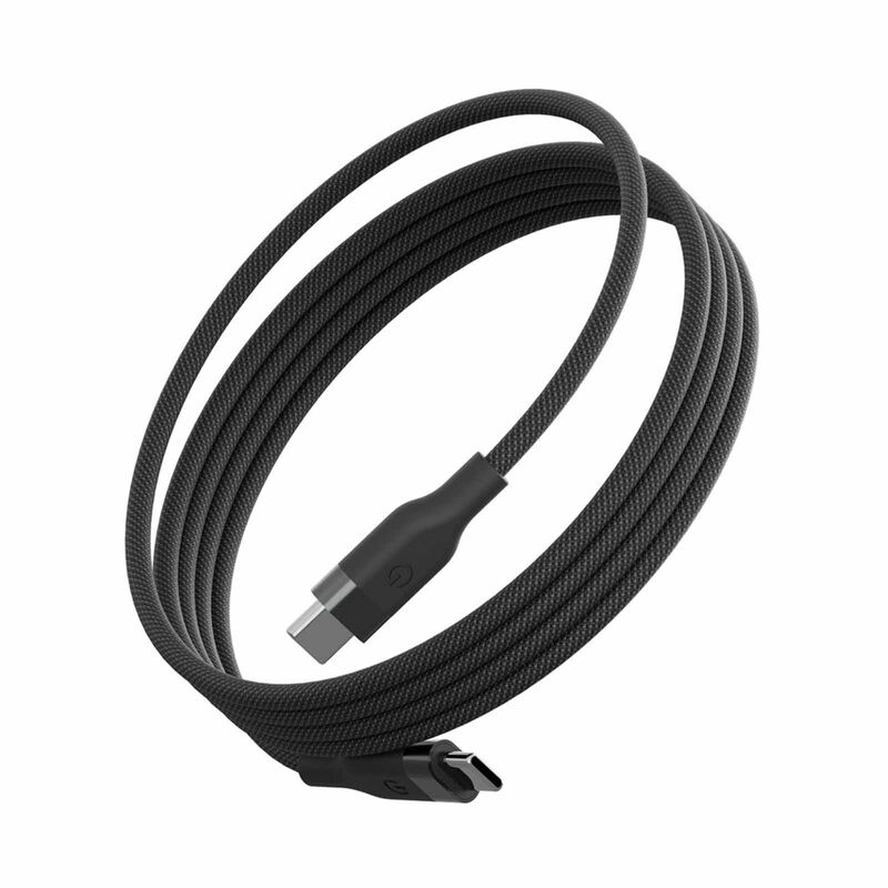 ENERGEA Helix C-c Magnetic Cable 480mbps, 100w 1.5m - Black CBL-HX-BLK150-image 1