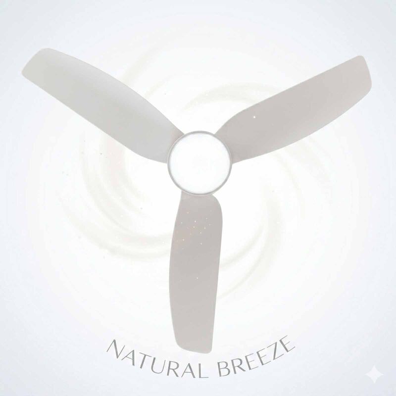 GLOXON 45 In Ceiling Fan With Light -white CF3201 LR WHITE-image 3