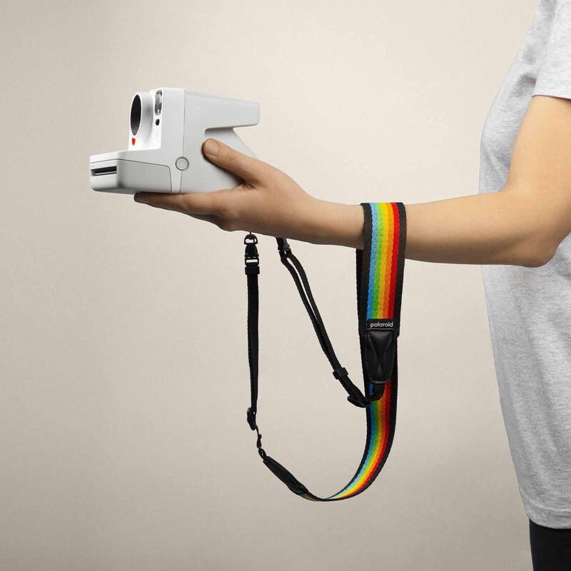 POLAROID Camera Strap Flat &ndash; Rainbow Black 006055-image 3