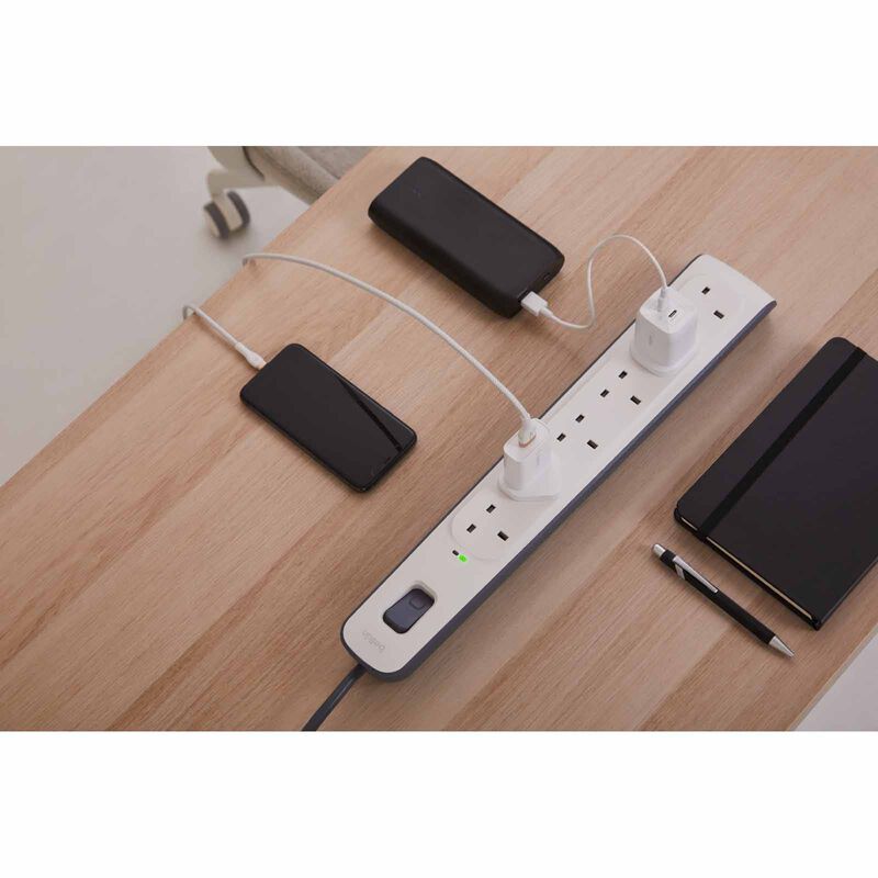 BELKIN 6 Outlet 2m Surge Protection Strip BSV603AF2M-MY-image 3
