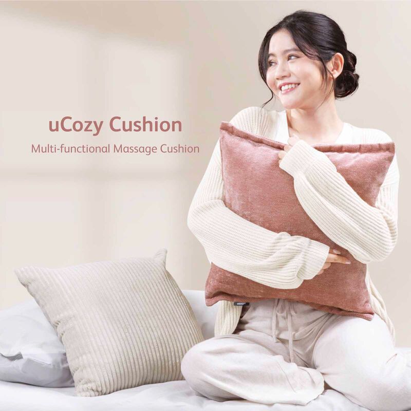 OSIM Ucozy Cushion (pink & Cream) Multi-functional Massage Cushion (bundle Of 2) OS-2252P + OS-2252B-image 4