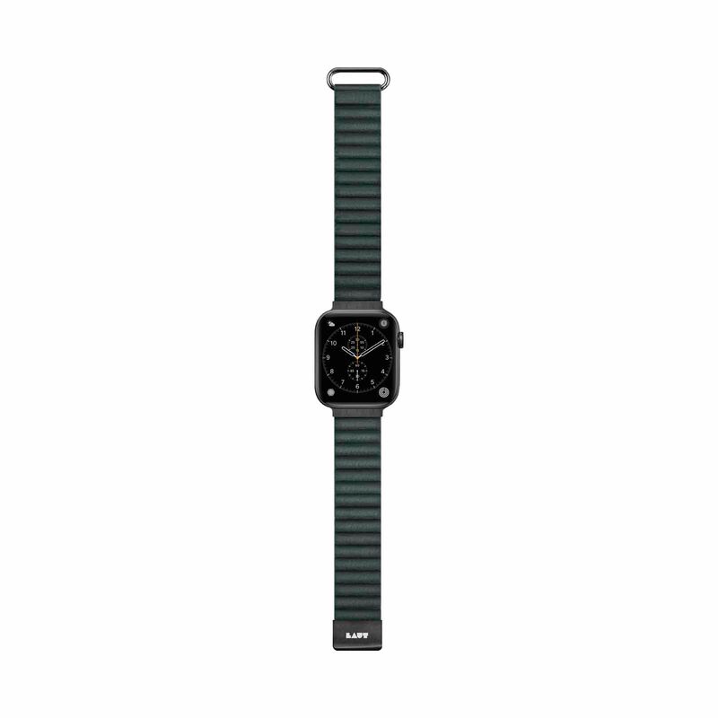LAUT Novi Lux Apple Watch Strap (38/40/41mm) - Pine Green (bands Only) L_AWS_NL_GN-image 2