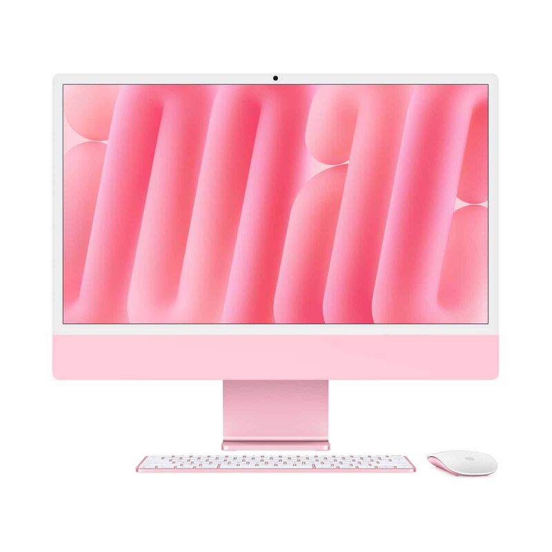 APPLE 24-inch Imac Apple M4 Chip With 10-core Cpu And 10-core Gpu, 16gb, 256gb Ssd - Pink MWV43ZP/A-image 1