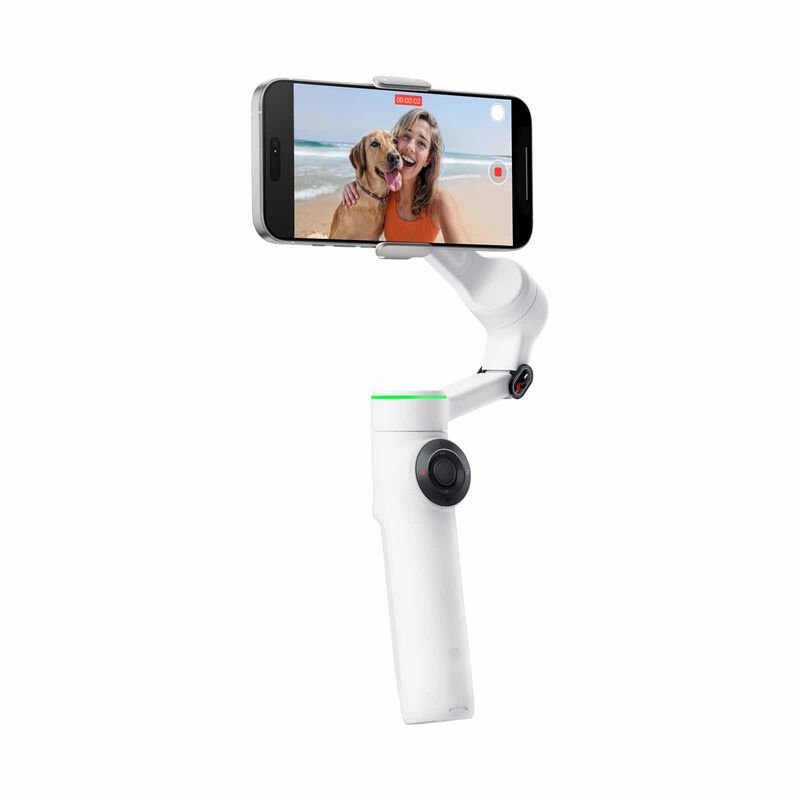 INSTA360 Flow 2 Pro Ai Tracker Bundle Summit White FLOW 2 PRO AI TRACKER BUNDLE SUMMIT WHITE (CINSABQ)-image 3