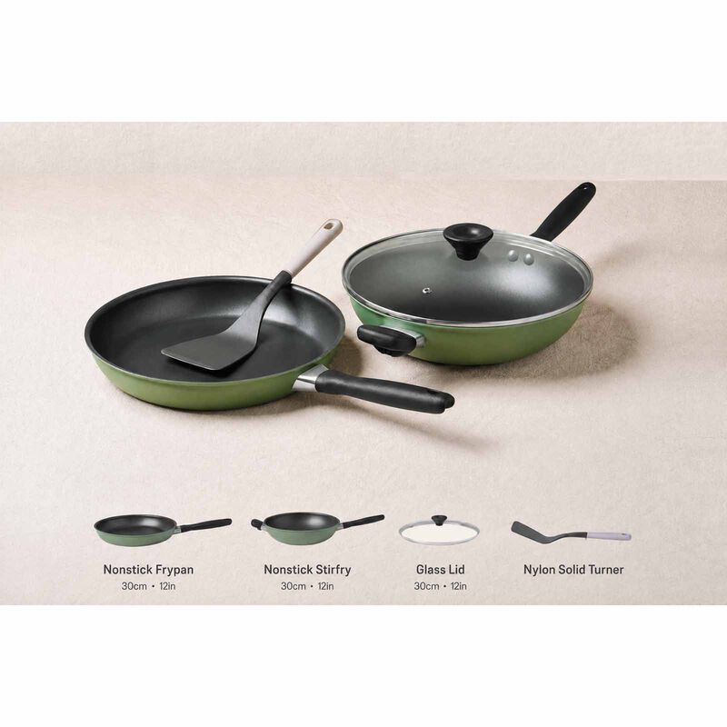 MEYER Moda Nonstick 4 Piece Sets - Sage 11770-image 4