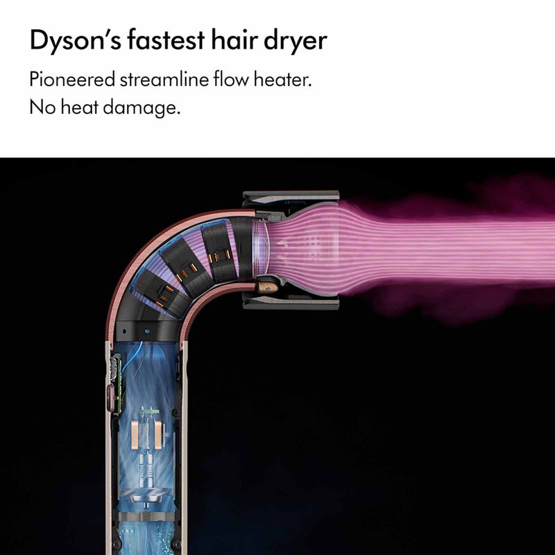 DYSON Hd17 Supersonic R Hair Dryer (252686-01) - Ceramic Apricot/topaz HD17 T1/T2 UK/IE/SA/AE/HK/MY/SG CEAPC/TZ-image 2