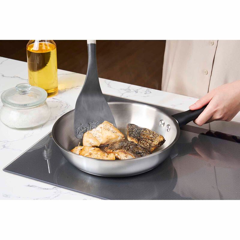 MEYER Luna Stainless Steel 24cm/9.5'' Open Frypan 71804-image 4