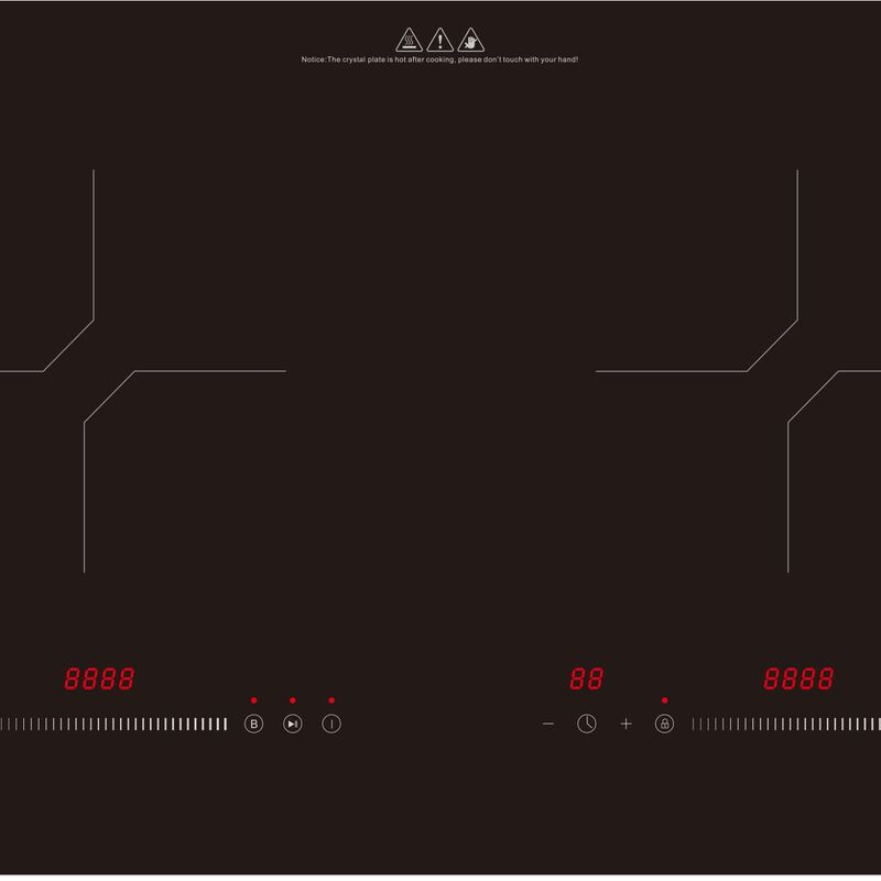 TURBO 75cm 2 Zones Induction Hob With Touch Control (excl. Install) TIA800B-image null