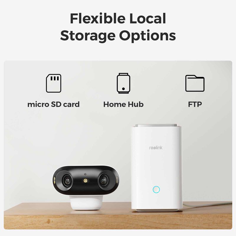 REOLINK Reolink Argus Pro 4 4k 180&deg; Dual-lens Wifi 6 Battery Camera BWB4K01W-image 9