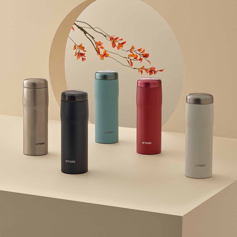 TIGER 480ml Vacuum Stainless Steel Bottle - Clear Stainless MJF-A048 (XF)-image 3