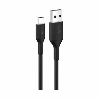 BELKIN Usb-a - Usb-c Cable 2.0, Pcr, 2m, Black CAB021FQ2MBK