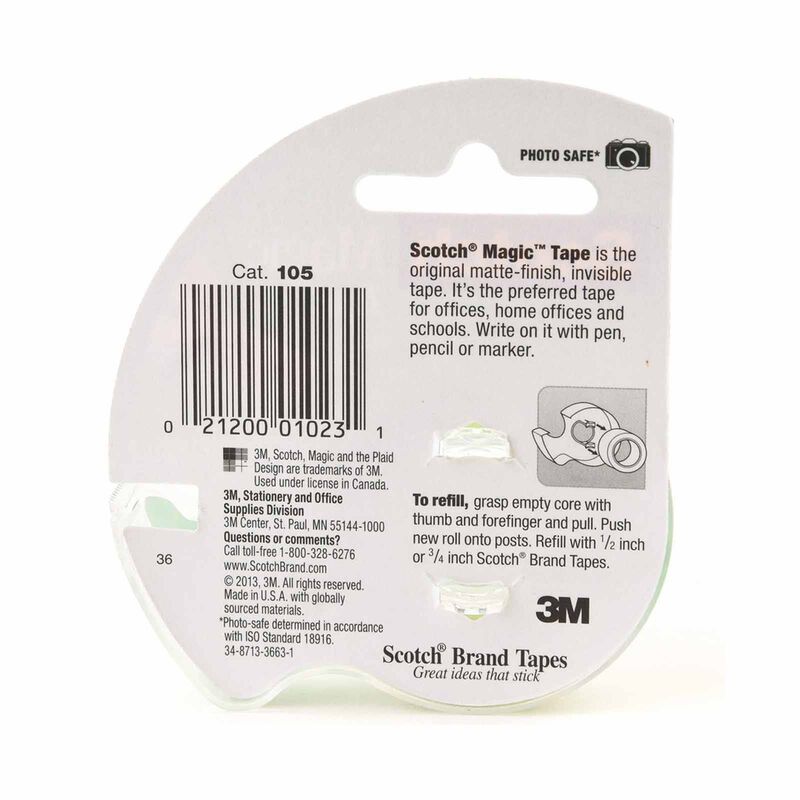 3M SCOTCH Magic Trans Tape 0.75 In X 3 In 105-image 2