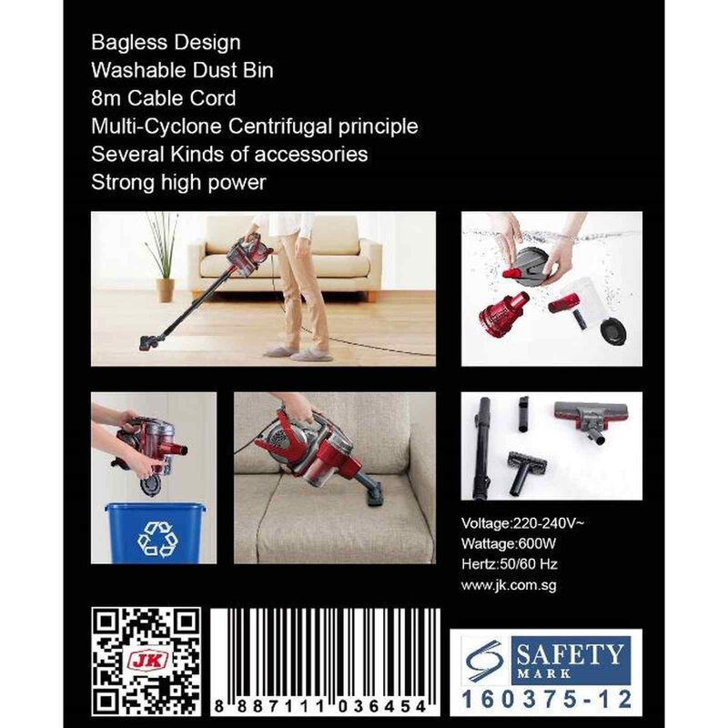 MORRIES Multi Cyclone Vacuum Cleaner (600w) MS-VC1800-image 3