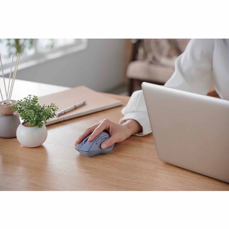 ELECOM 5 Btn Dual Mode Bt & Wireless Mouse - Navy M-SH30MBSKNV-image 4