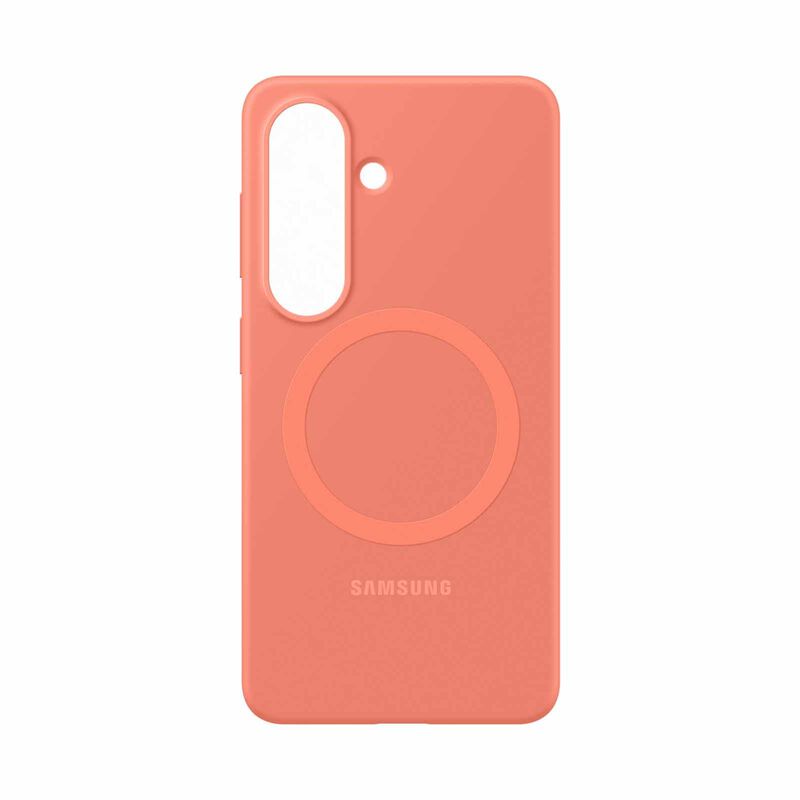 SAMSUNG Galaxy S26 Silicone Magnet Case Coral Red EF-ES942COEGWW-image 1