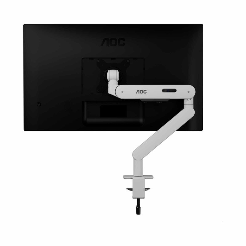 AOC Am400w Mechanical Gas Spring System Single Monitor Arm (white) PHI-AM400W-image 5