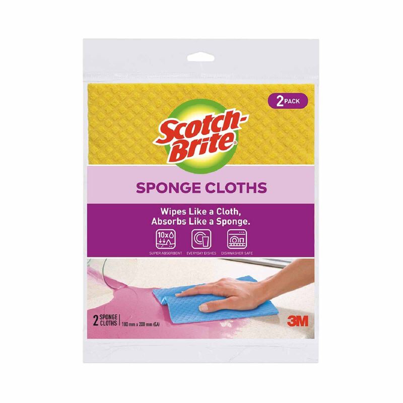 3M SCOTCHB S/b Sponge Cloth 2-pack 9055-image 1
