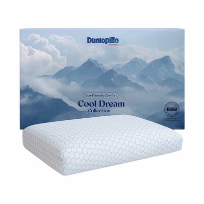 DUNLOPILLO Fresh Serenity Pillow - Soft - 100% Pure Natural Latex COLD DREAM