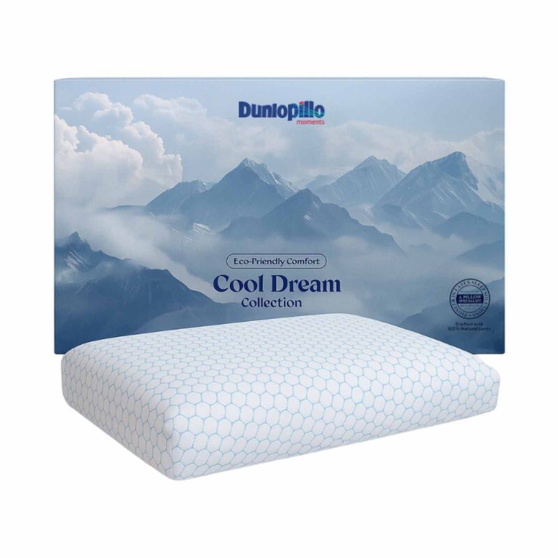 DUNLOPILLO Fresh Serenity Pillow - Soft - 100% Pure Natural Latex COLD DREAM-image 1