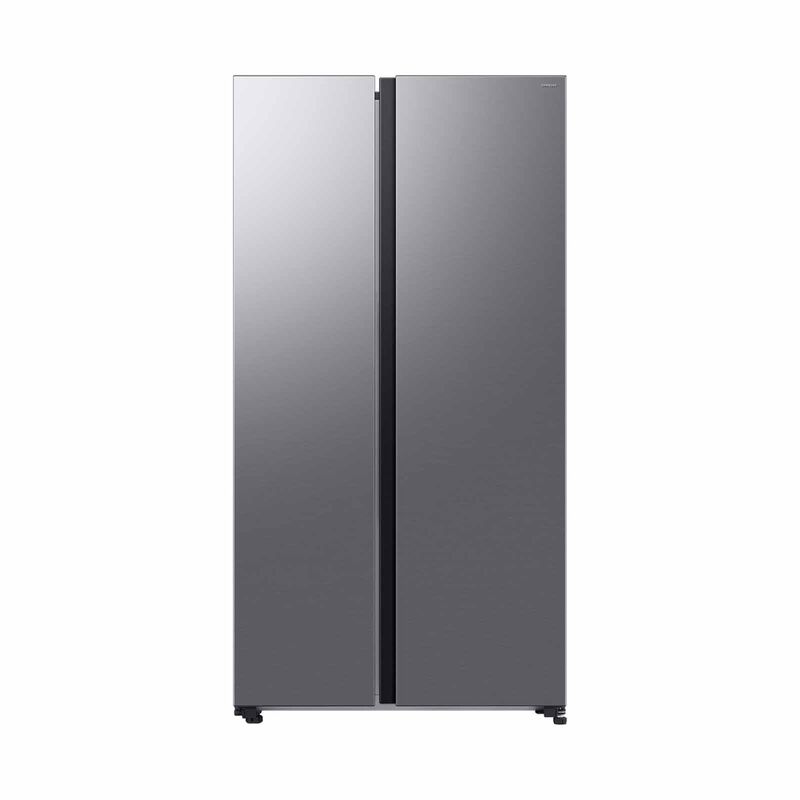 SAMSUNG Side By Side Fridge (655l) - Matt Doi Metal RS70F65Q3TSS-image 1