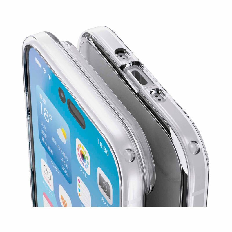 ELECOM Iphone 17 Air Hybrid Case Magkeep PM-A25BMAG02WH-image 4