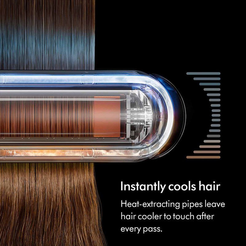 DYSON Corrale Coolshine Hair Straightener - Ceramic Pink/rose Gold HT02-A CEPK/ROSEGD (600095-01)-image 3