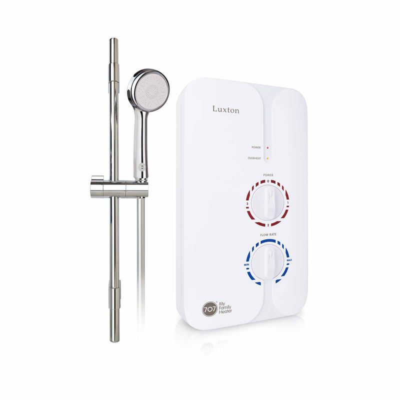 707 Electric Instant Shower Heater - White LUXTON - WHITE-image 2