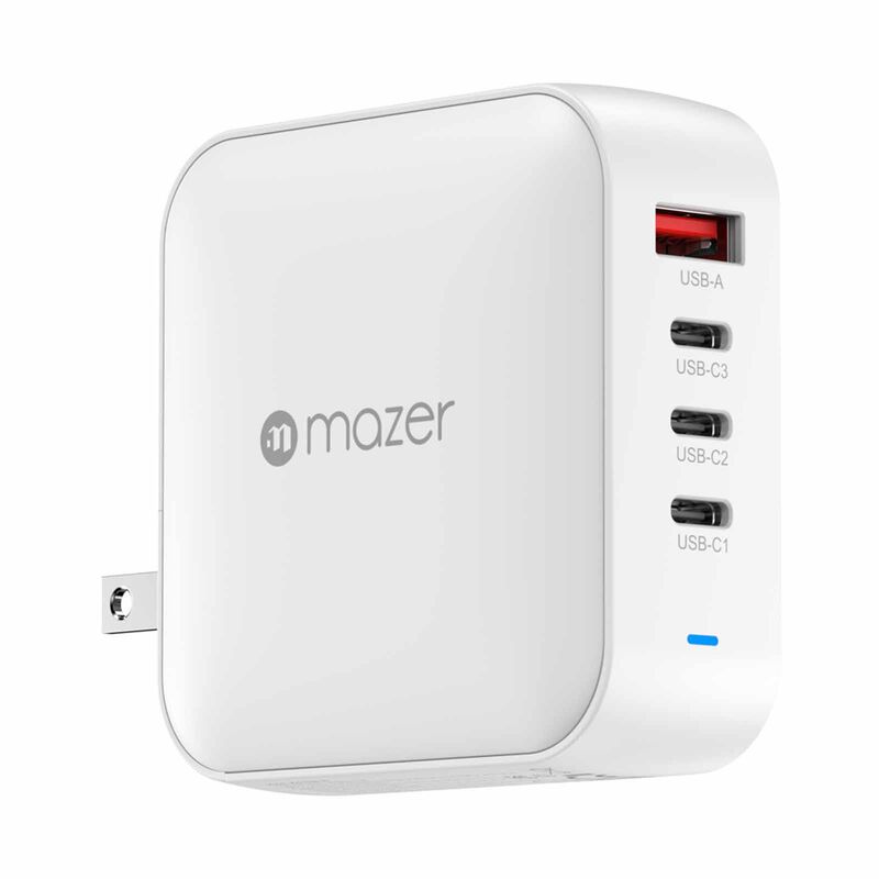MAZER Prestigegan Pd3.1 165w 3c1a With Travel Plugs - White M-G165W-V5-WH-image 7